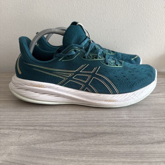 Asics Womens Gel Cumulus 26 1012B599 Blue Running Shoes Sneakers Size 11 - Picture 1 of 11